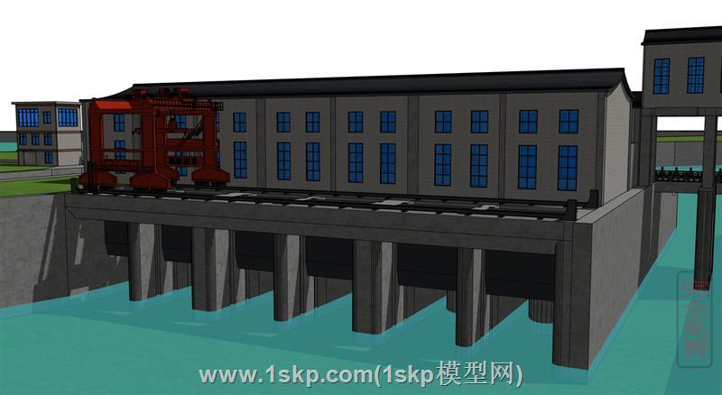 水电站水坝大坝水利建筑