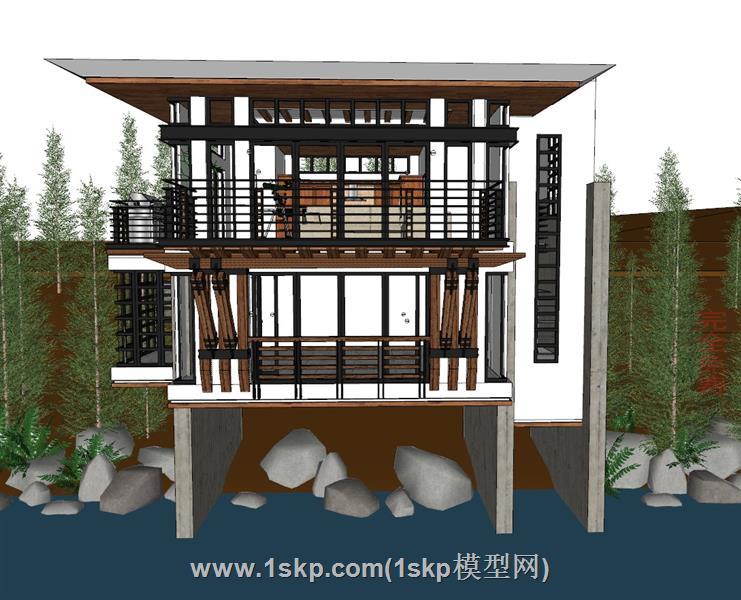 民宿海景房建筑