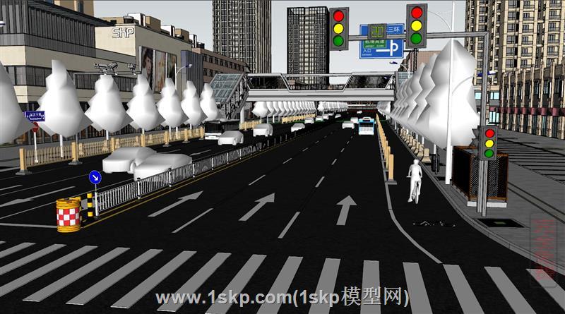 市政道路街景