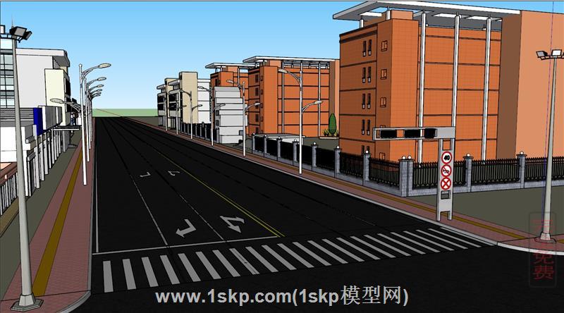 路建学校周围道路