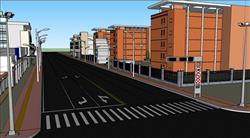 路建学校周围道路