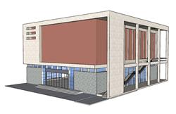 体育馆文体楼建筑