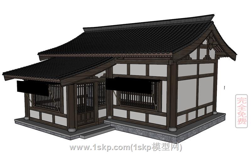 中式古建民居柴房