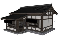 中式古建民居柴房