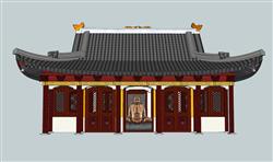 天王殿古建寺庙