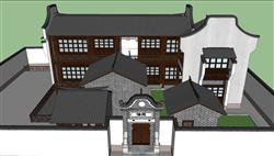 中式合院建筑别墅