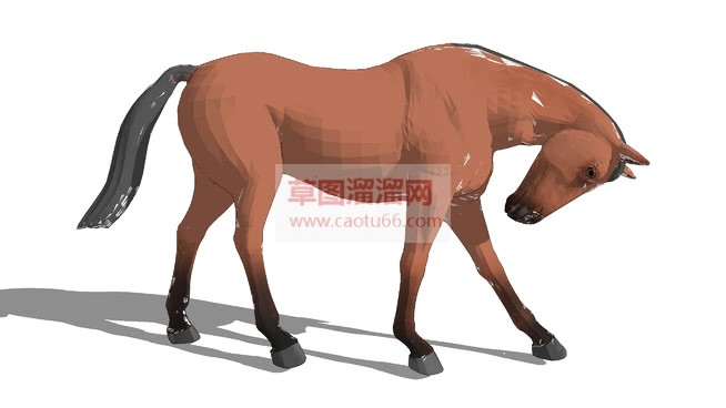汗血马动物SU模型