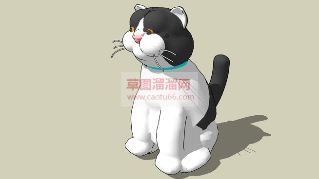 猫咪的网站SU模型