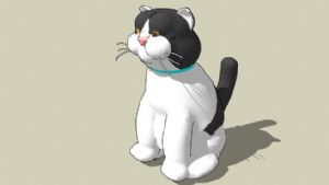 猫咪的网站SU模型