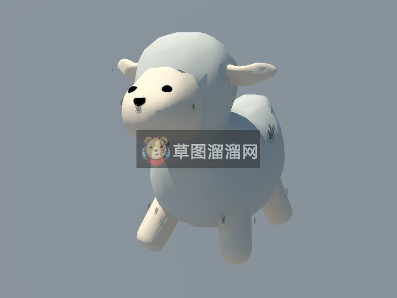 绵羊玩具座椅SU模型