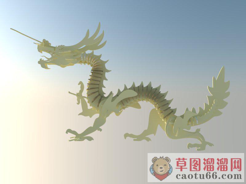 中国龙SU模型