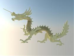 中国龙SU模型