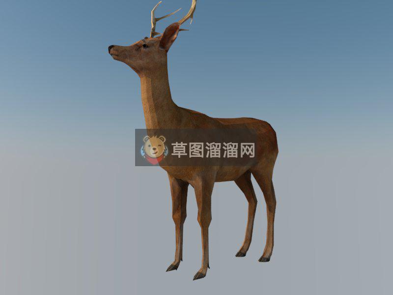 小鹿动物SU模型