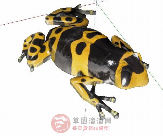 青蛙蟾蜍SU模型