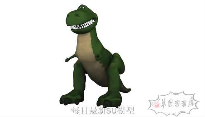 玩具恐龙SU模型