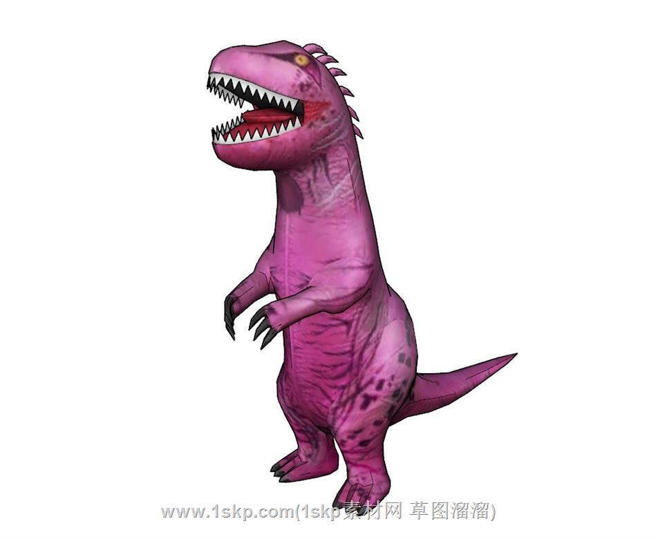 霸王龙恐龙动物SU模型