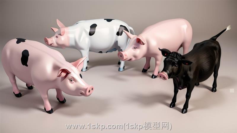 猪牛SU模型