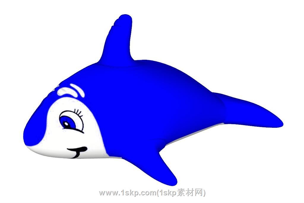 卡通鲨鱼SU模型