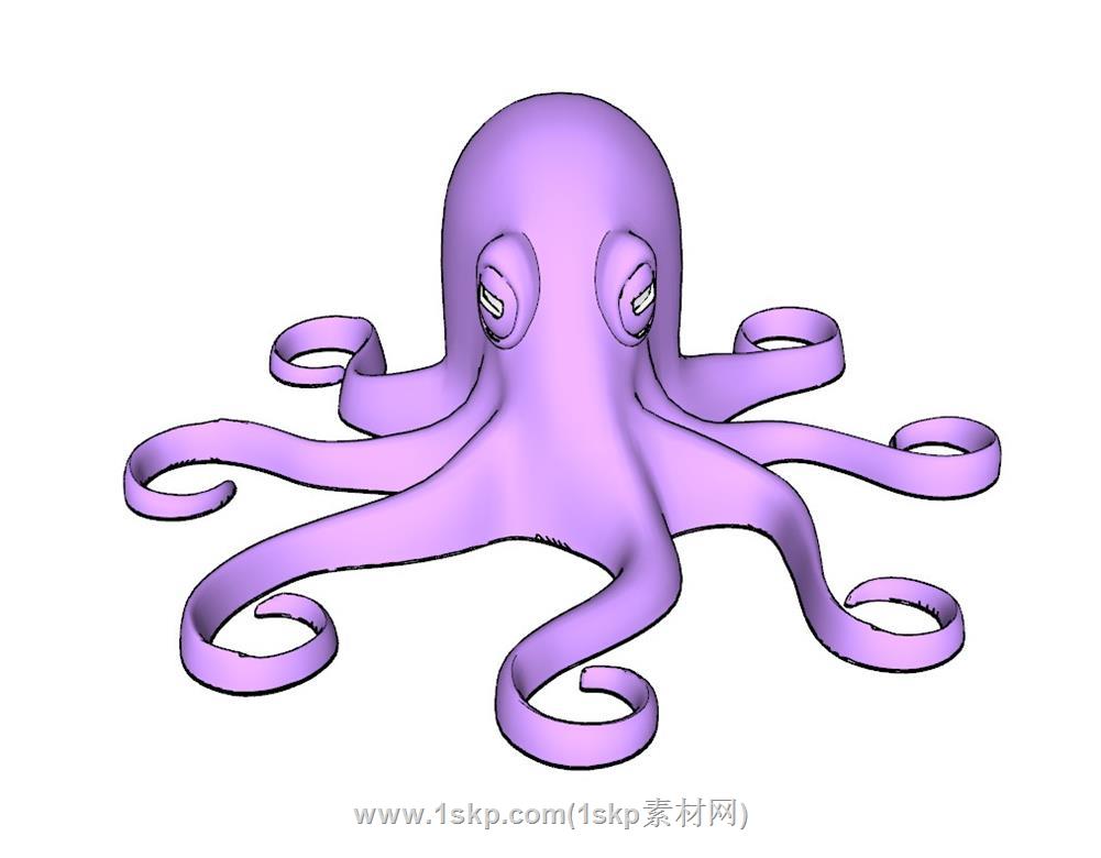 章鱼SU模型