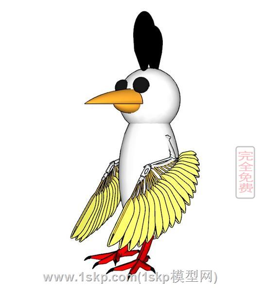 卡通杜鹃小鸟