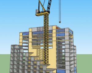 建筑施工工地SU模型