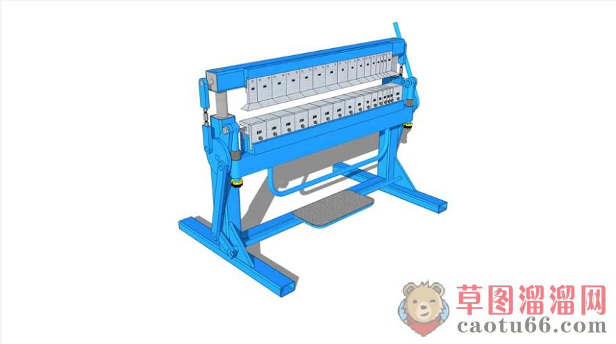 抛光机机械设备SU模型