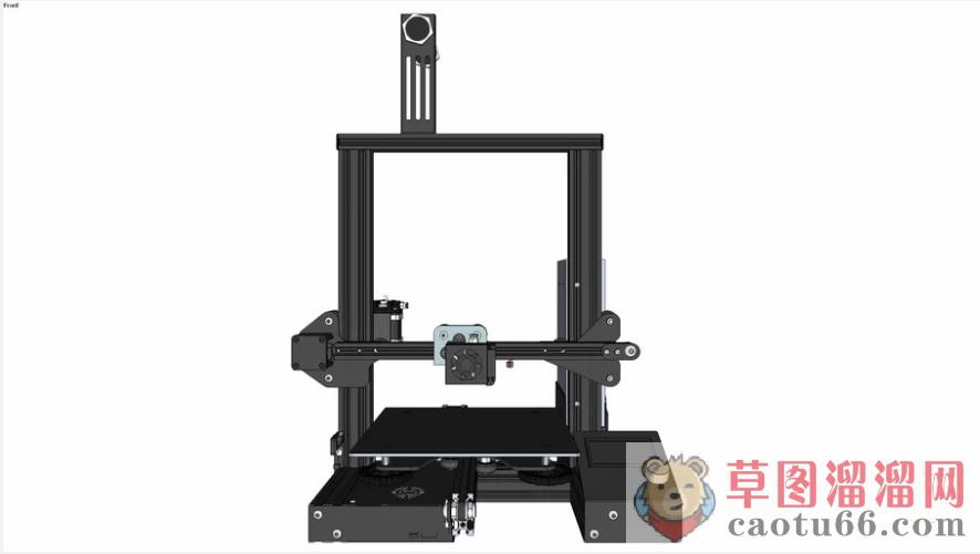 3D打印机设备SU模型