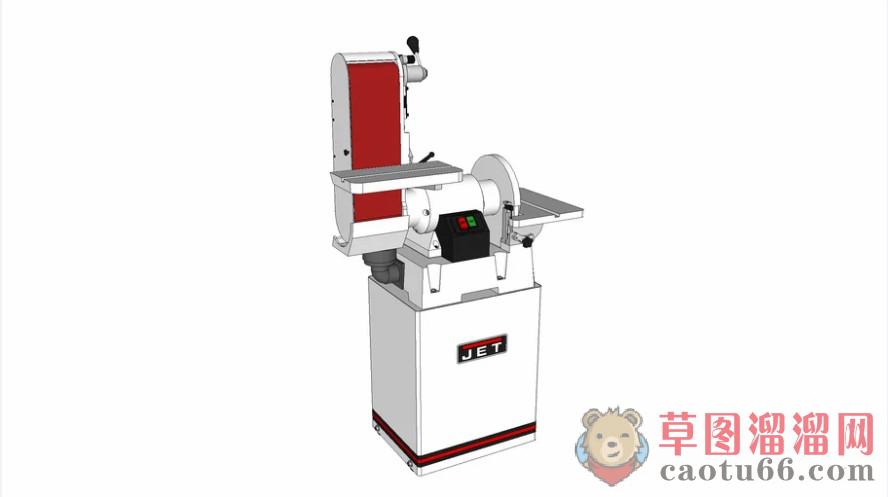 固定式砂光机机械SU模型