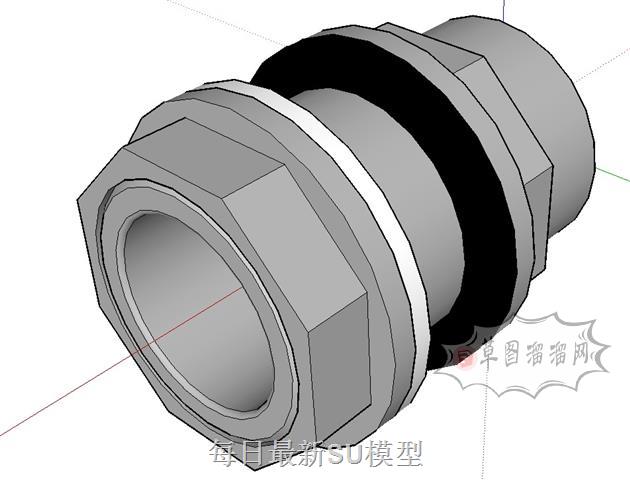 电缆密封套螺母SU模型