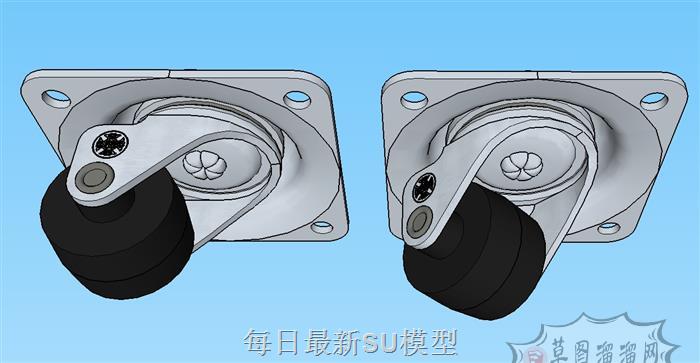 滑轮SU模型