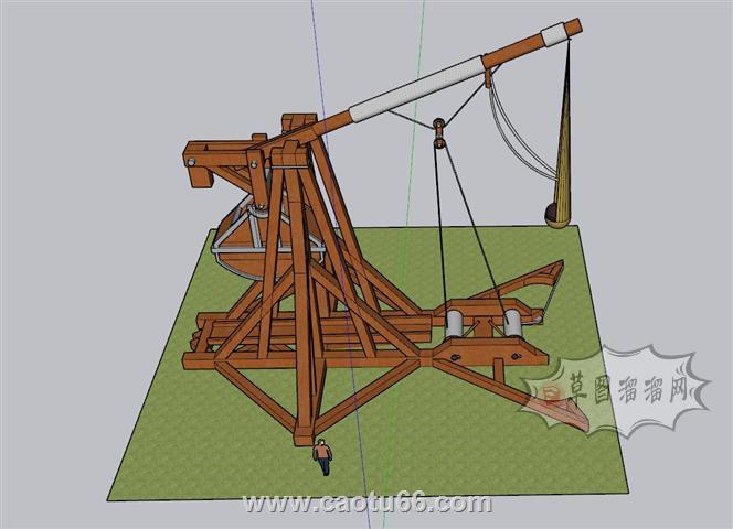 吊塔机械工程SU模型