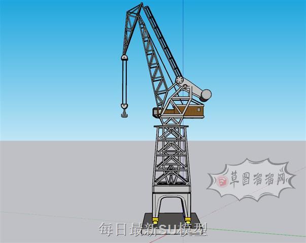 吊塔机械工程SU模型