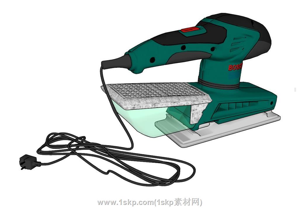 抛光机机械SU模型