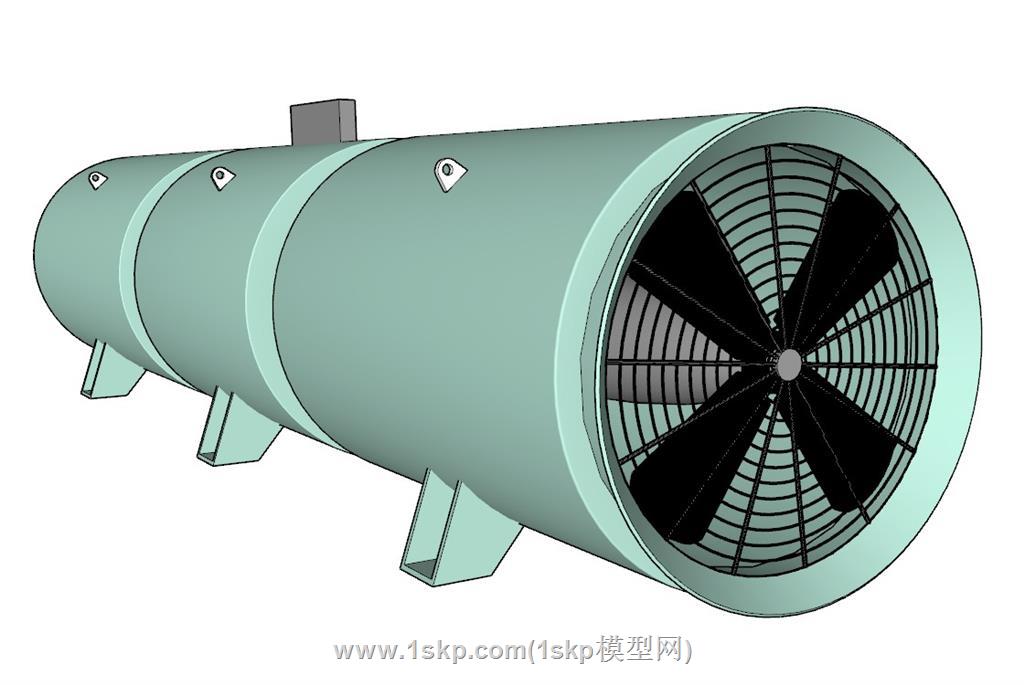 隧道射流风机SU模型
