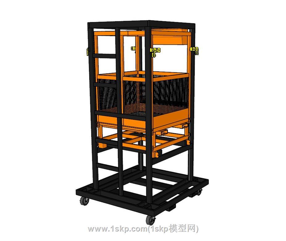 升降脚手架SU模型