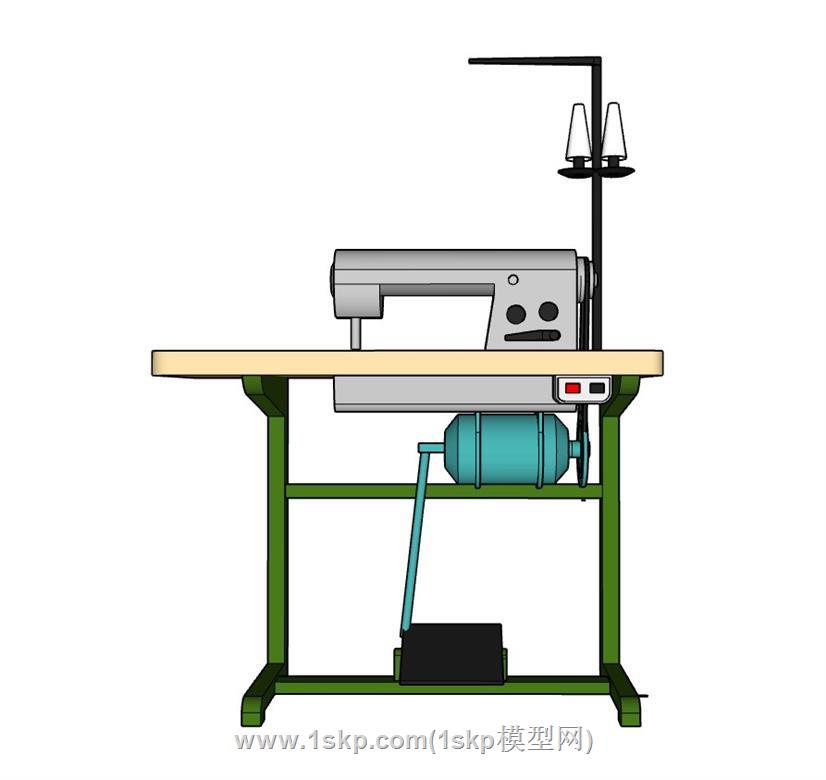 缝纫机SU模型