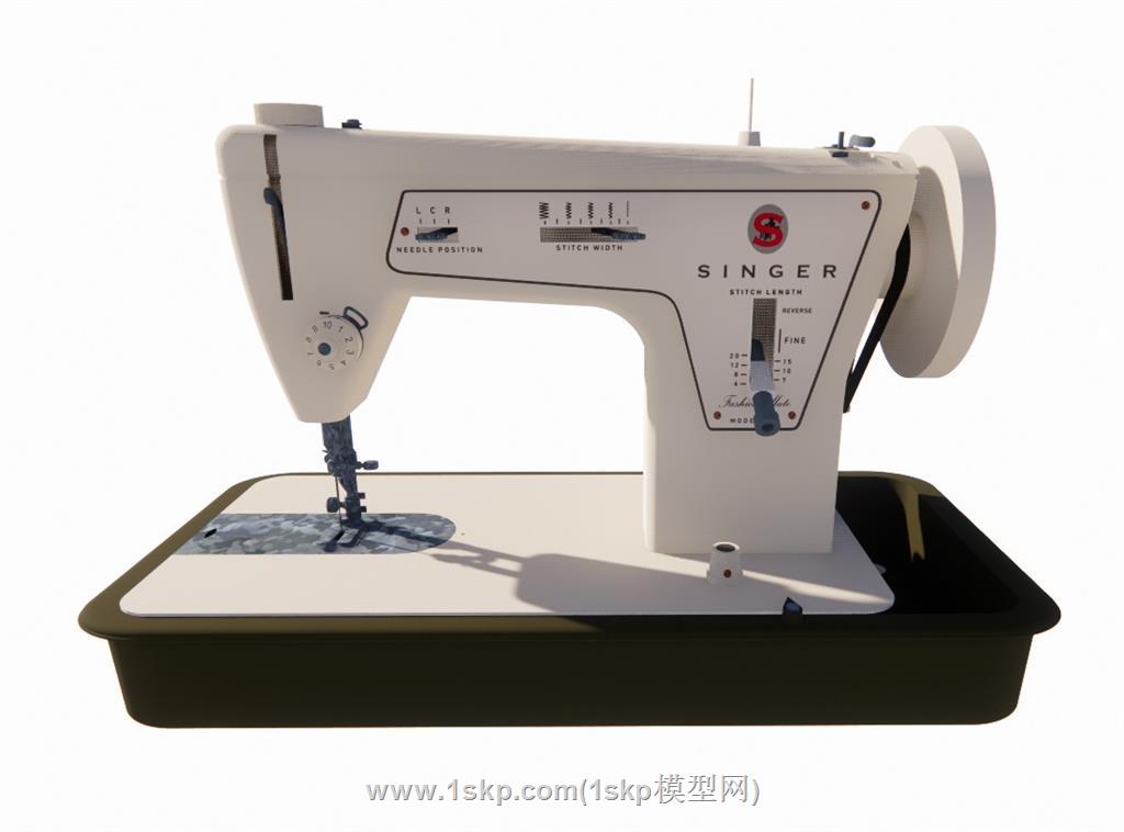 缝纫机衣车SU模型