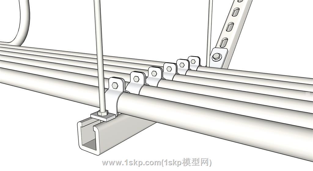 管道零件SU模型