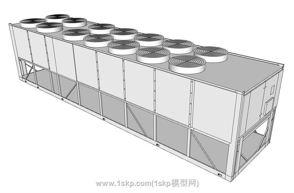 冷水机机械SU模型