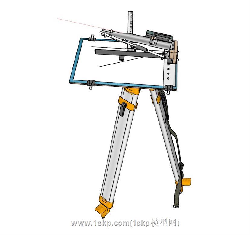 激光切割机械SU模型
