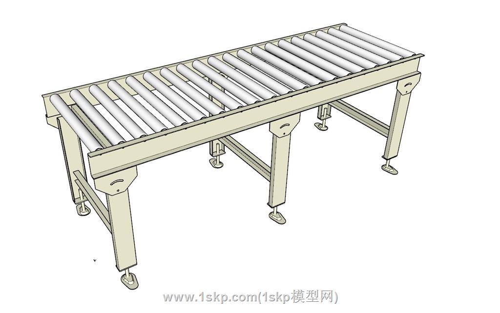 滚筒输送带SU模型