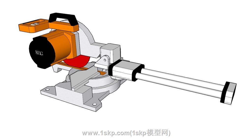 斜切锯机械SU模型