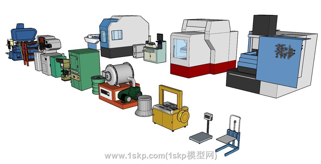 机械设备集合SU模型