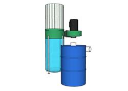 中央机械除尘器SU模型
