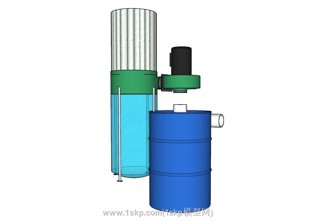 中央机械除尘器SU模型