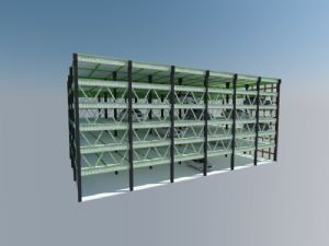 停车库停车场停车楼SU模型