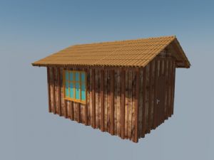 木屋生态SU模型