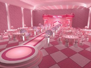 婚礼婚庆会场SU模型