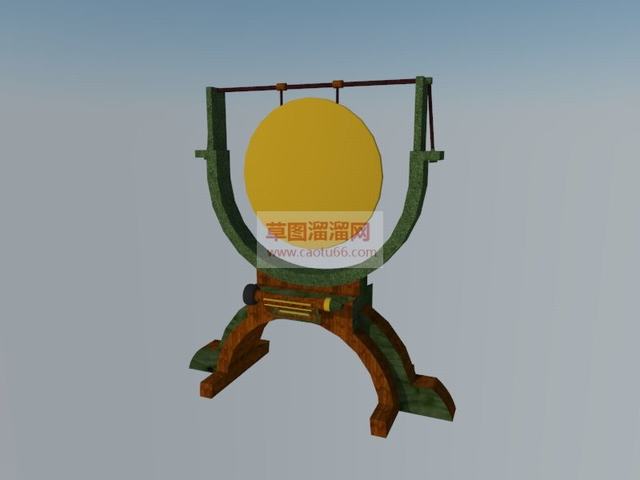 日式锣鼓SU模型