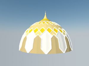 蒙古包帐篷SU模型 免费sketchup模型下载